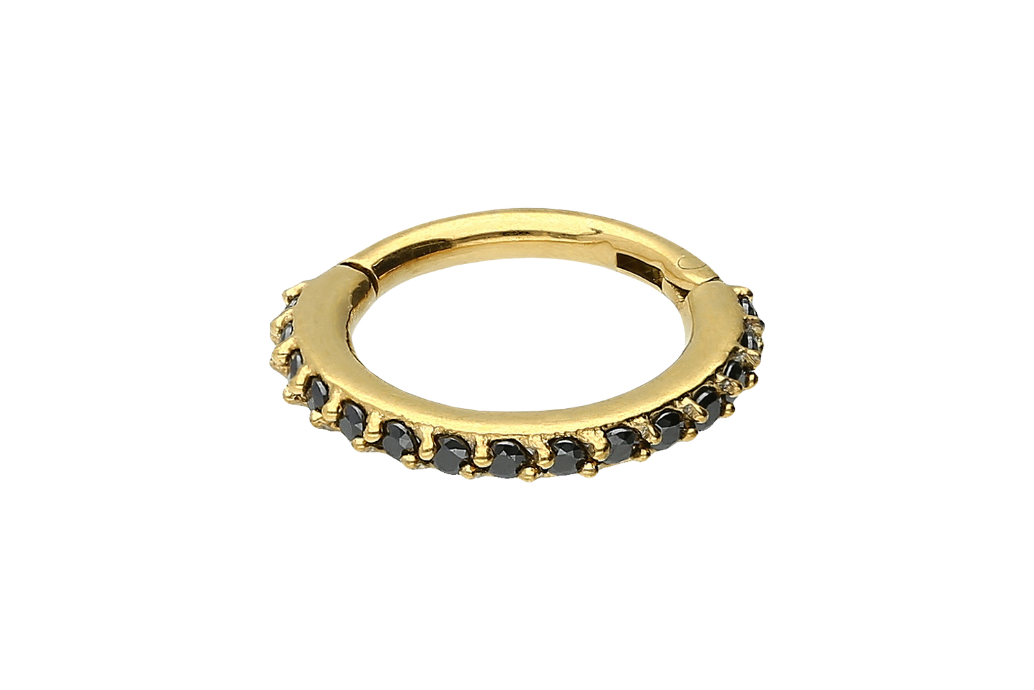 Chirurgenstahl Segmentring Clicker Piercing EINGEFASSTE KRISTALLE ++SALE++